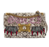 Embellished Tiger Flap Bag, front view